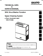 Sanyo VW-VF10BG Technical Data & Service Manual предпросмотр