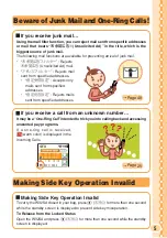 Preview for 7 page of Sanyo W32SA Basic Manual