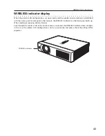 Предварительный просмотр 43 страницы Sanyo WXU700 - WXGA LCD Projector Owner'S Manual