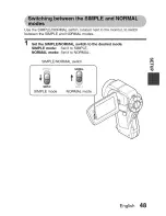 Предварительный просмотр 69 страницы Sanyo Xacti HD VPC-HD2000EX Instruction Manual