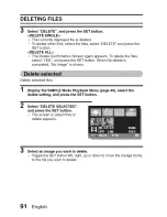 Предварительный просмотр 112 страницы Sanyo Xacti HD VPC-HD2000EX Instruction Manual