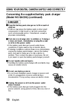 Preview for 14 page of Sanyo Xacti VPC-A5 Instruction Manual