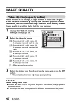 Preview for 70 page of Sanyo Xacti VPC-C5 Instruction Manual