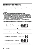 Preview for 100 page of Sanyo Xacti VPC-C5 Instruction Manual