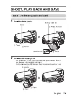 Предварительный просмотр 5 страницы Sanyo Xacti VPC-CA8EX Instruction Manual