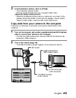 Предварительный просмотр 9 страницы Sanyo Xacti VPC-CA8EX Instruction Manual