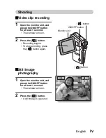 Предварительный просмотр 5 страницы Sanyo Xacti VPC-CG6 Instruction Manual