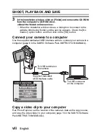 Предварительный просмотр 8 страницы Sanyo Xacti VPC-CG6 Instruction Manual