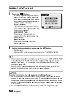 Предварительный просмотр 121 страницы Sanyo Xacti VPC-CG6 Instruction Manual