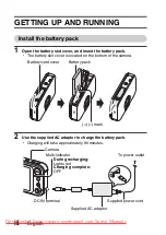 Предварительный просмотр 4 страницы Sanyo Xacti VPC-E6 Instruction Manual