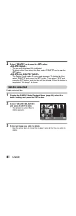 Preview for 90 page of Sanyo Xacti VPC-GH1EX Instruction Manual