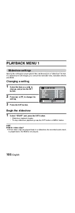 Preview for 114 page of Sanyo Xacti VPC-GH1EX Instruction Manual