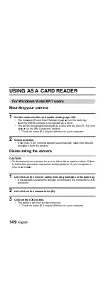 Preview for 158 page of Sanyo Xacti VPC-GH1EX Instruction Manual