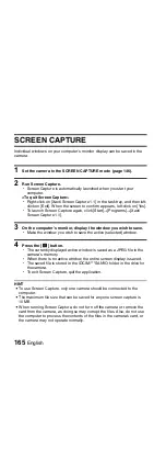 Preview for 174 page of Sanyo Xacti VPC-GH1EX Instruction Manual