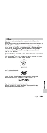 Preview for 201 page of Sanyo Xacti VPC-GH1EX Instruction Manual