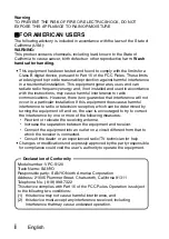 Preview for 2 page of Sanyo Xacti VPC-S120 User Manual