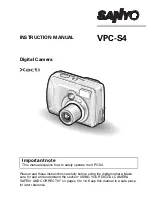 Preview for 1 page of Sanyo Xacti VPC-S4 Instruction Manual