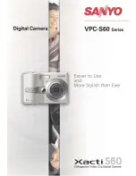 Предварительный просмотр 1 страницы Sanyo Xacti VPC-S60 Brochure