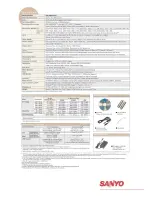 Предварительный просмотр 4 страницы Sanyo Xacti VPC-S60 Brochure