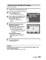 Предварительный просмотр 107 страницы Sanyo Xacti VPC-S70 Instruction Manual