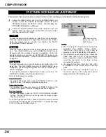 Preview for 34 page of Sanyo XF20 - PLC XGA LCD Projector Owner'S Manual