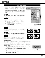 Preview for 39 page of Sanyo XF20 - PLC XGA LCD Projector Owner'S Manual