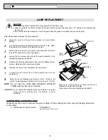 Preview for 6 page of Sanyo XF20 - PLC XGA LCD Projector Service Manual