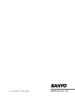 Preview for 88 page of Sanyo XF20 - PLC XGA LCD Projector Service Manual