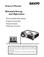 Sanyo XG-705A Owner'S Manual предпросмотр