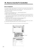 Preview for 74 page of Sanyo XG-705A Owner'S Manual