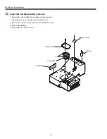 Preview for 22 page of Sanyo XGA ULTRA SHORT-THROW PLC-XL51 Service Manual