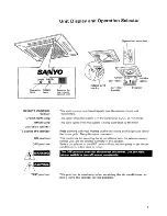 Предварительный просмотр 5 страницы Sanyo XS2422 Instruction Manual