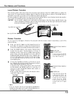 Preview for 13 page of Sanyo XU88 - PLC XGA LCD Projector Owner'S Manual