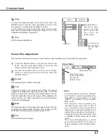 Preview for 37 page of Sanyo XU88 - PLC XGA LCD Projector Owner'S Manual