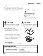 Preview for 60 page of Sanyo XU88 - PLC XGA LCD Projector Owner'S Manual