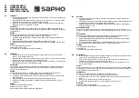 Preview for 2 page of Sapho LATUS 1102-02 Instruction Manual