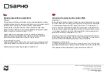 Sapho ZS123 Instructions preview