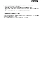 Preview for 4 page of Sapir SP-1001-BS18 Instruction Manual