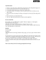 Preview for 2 page of Sapir SP-1995-P1 Quick Start Manual