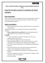 Preview for 2 page of SAPIRHOME SP-1015-F Instruction Manual