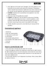 Preview for 3 page of SAPIRHOME SP-1015-F Instruction Manual