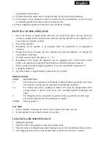 Preview for 2 page of SAPIRHOME SP-1115-GPN Instruction Manual