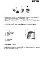 Preview for 2 page of SAPIRHOME SP-1980-BB Instruction Manual