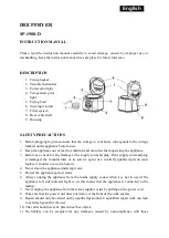 Preview for 1 page of SAPIRHOME SP-1980-D Instruction Manual