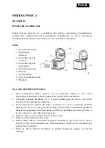 Preview for 5 page of SAPIRHOME SP-1980-D Instruction Manual