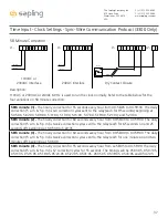 Preview for 37 page of Sapling 3100 series Installation Manual