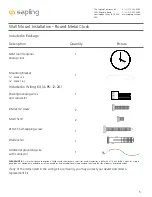 Preview for 5 page of Sapling SAM Series Installation Manual