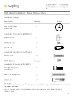 Preview for 9 page of Sapling SAM Series Installation Manual