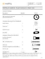 Preview for 13 page of Sapling SAM Series Installation Manual