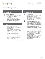 Preview for 3 page of Sapling SAP Series Installation Manual